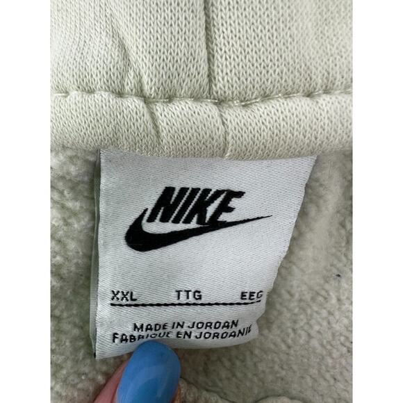 Nike Air Sweatpants Womens XXL Cream Drawstring Sportswear Y2k Activewear Jogger - Picture 9 of 9
